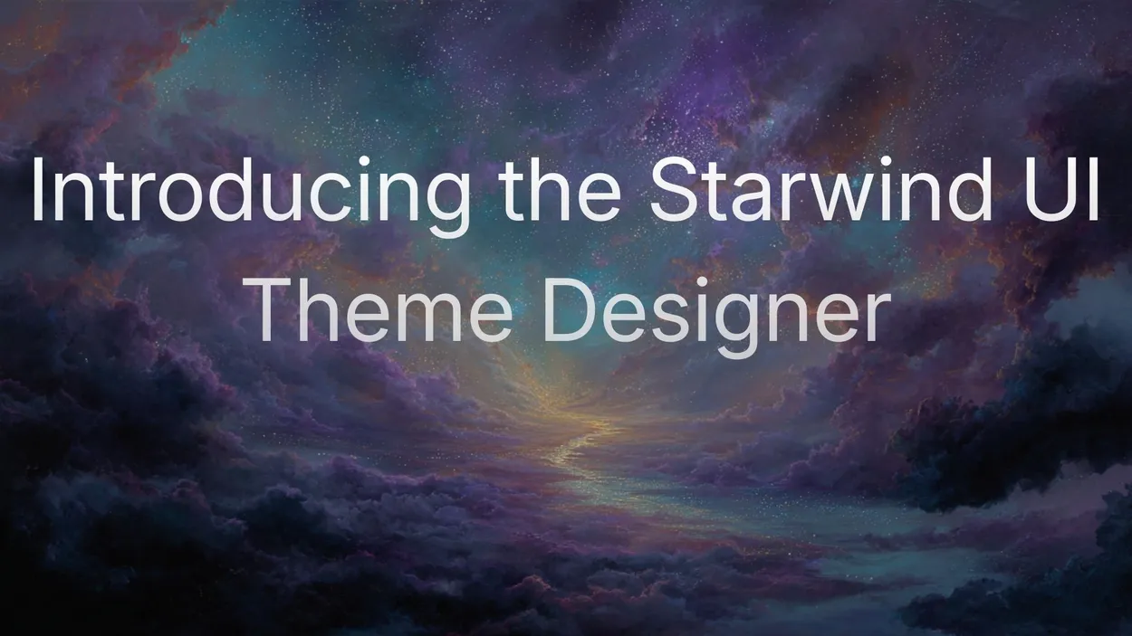 Cover for Introducing the Starwind UI Theme Designer: Visual Customization Made Free