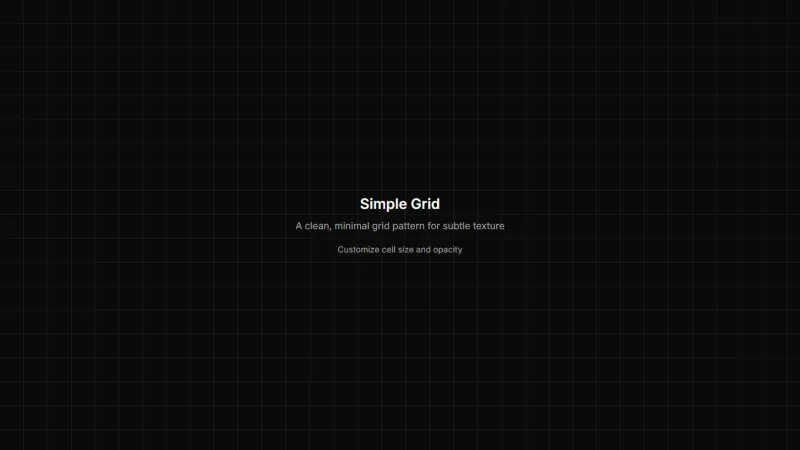 Background 1 - Simple Grid
