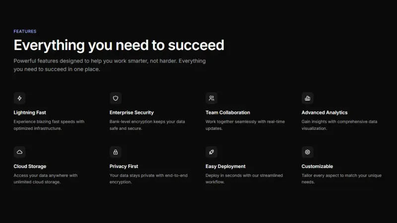 Feature 9 - Small Icon Cards