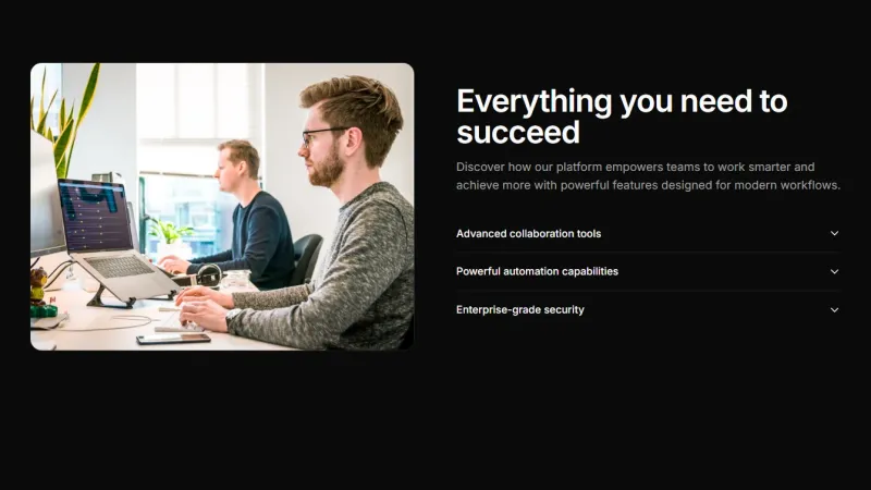 Feature 8 - Image With Accordion