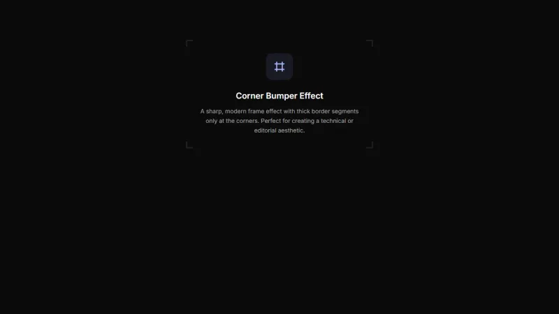Effect 7 - Corner Bumpers