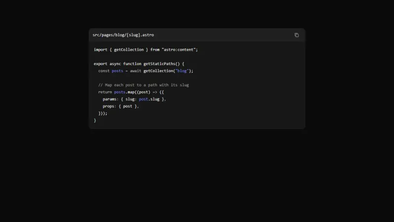 Code Block 1 - Static Wrapper
