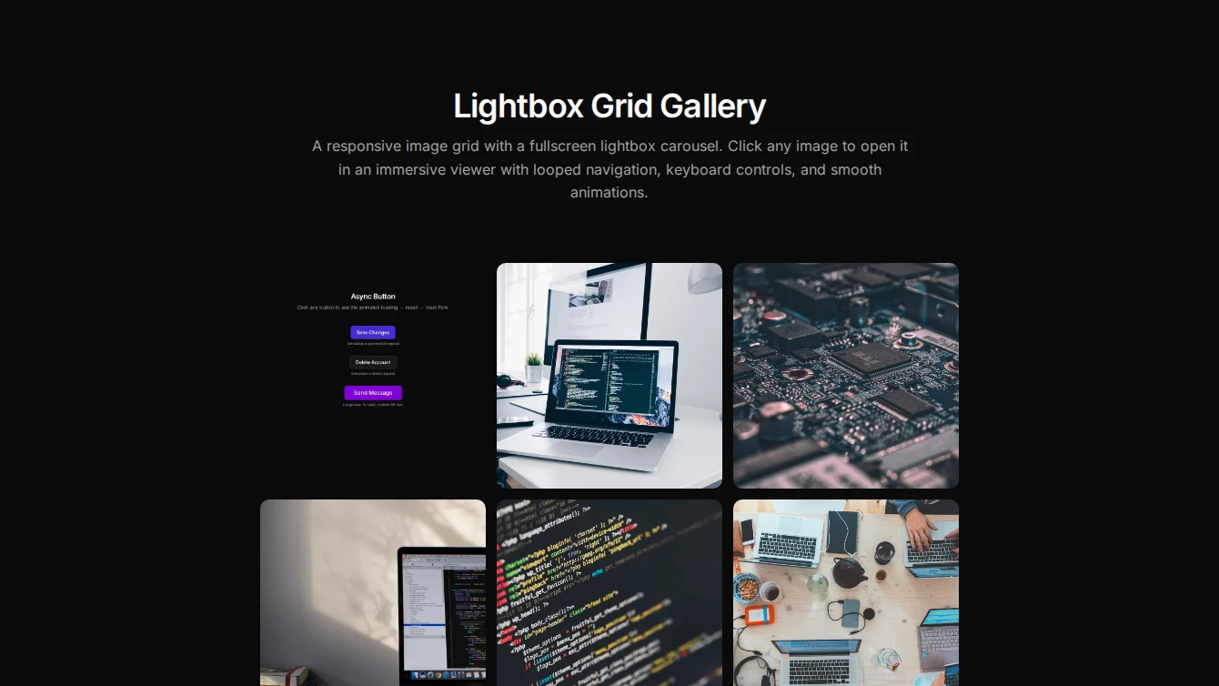Lightbox 1 - Grid Gallery