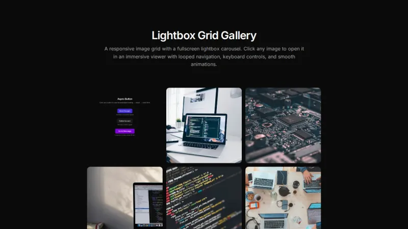 Lightbox 1 - Grid Gallery