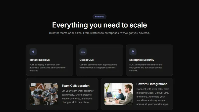 Feature 20 - Bento Grid (3+2)