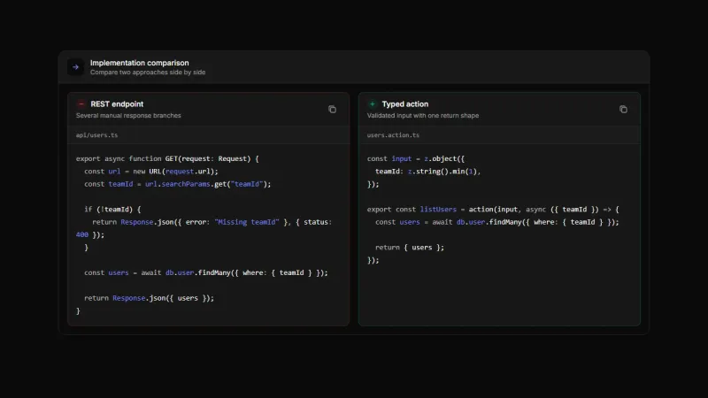 Code Block 3 - Split Comparison