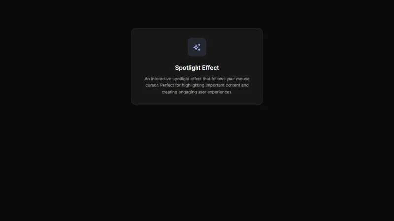 Effect 1 - Spotlight