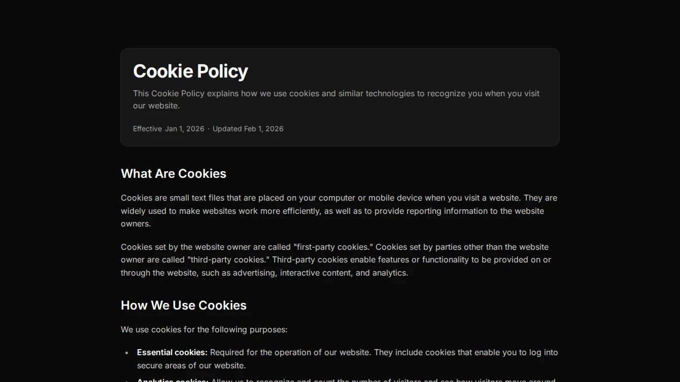 Legal Page 3 - Card Header