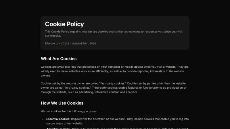 Legal Page 3 - Card Header