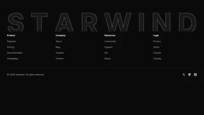 Footer 4 - Outlined Logo