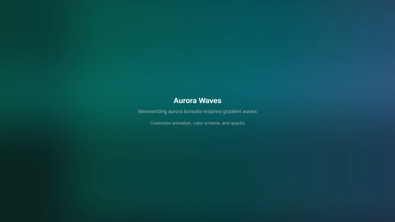 Background 9 - Aurora Waves