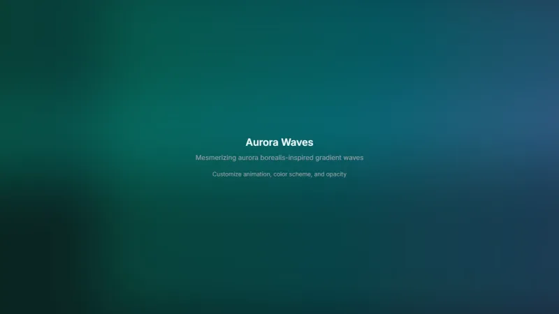 Background 9 - Aurora Waves
