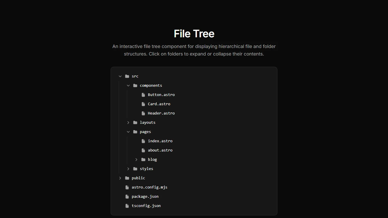 File Tree 1 - Collapsible