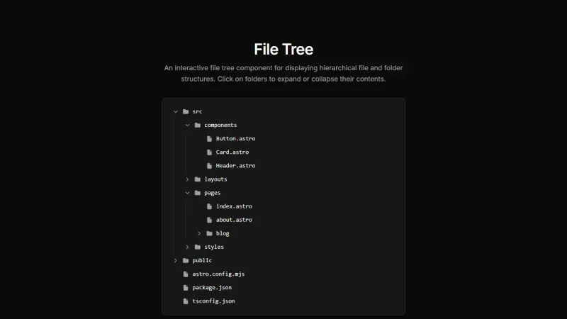 File Tree 1 - Collapsible