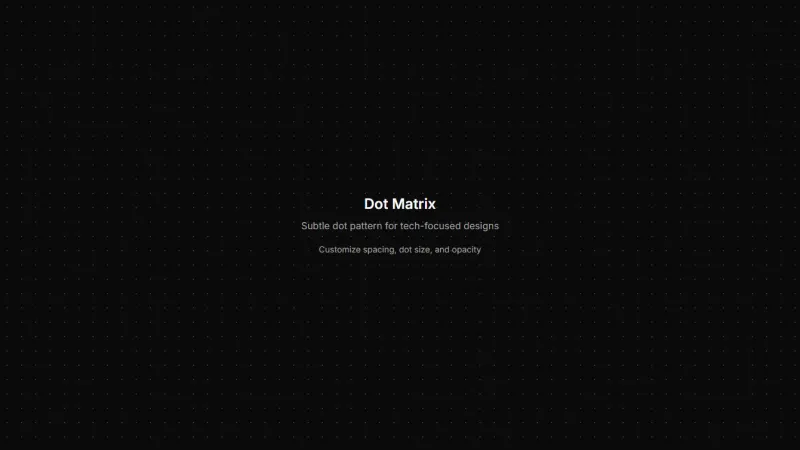 Background 3 - Dot Matrix