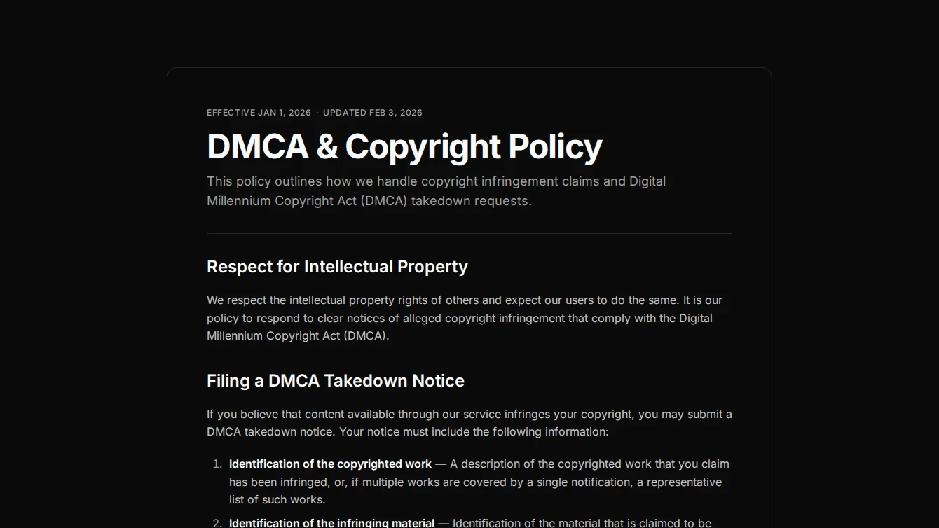 Legal Page 6 - Bordered Document