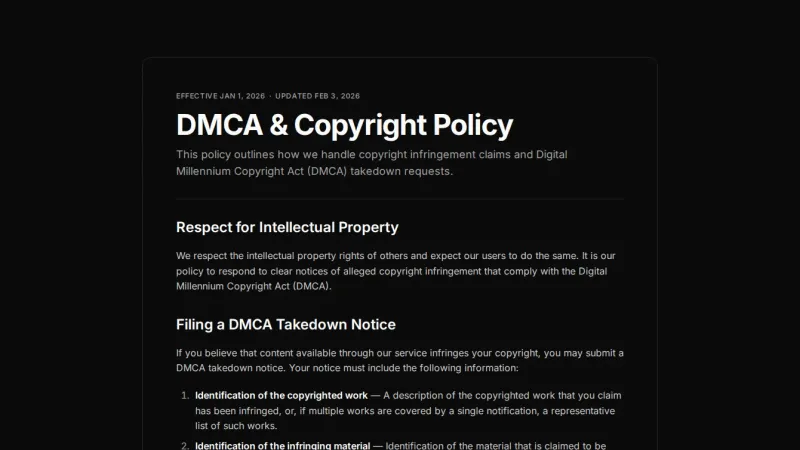 Legal Page 6 - Bordered Document