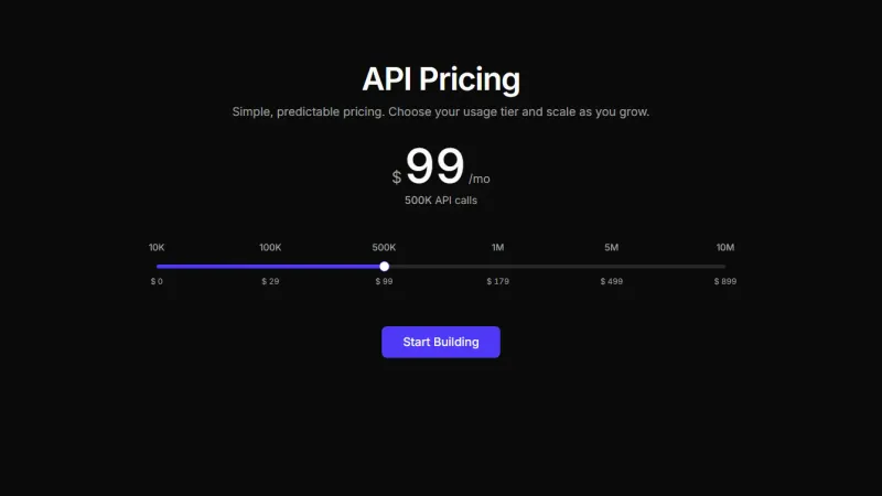 Pricing 12 - API Steps