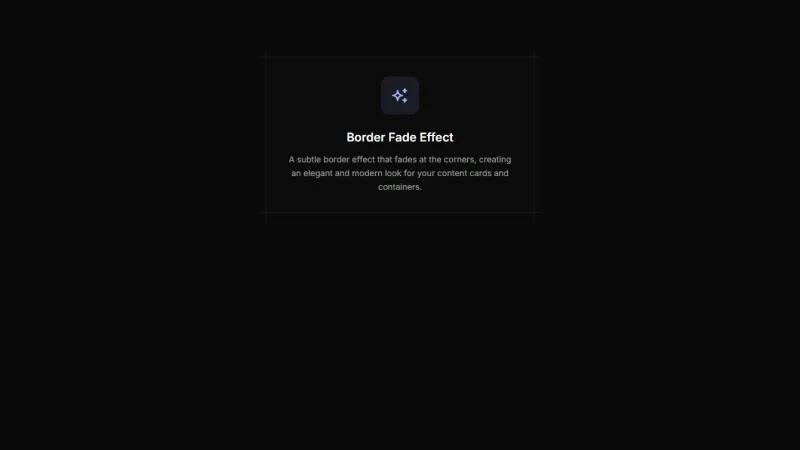 Effect 6 - Border Fade