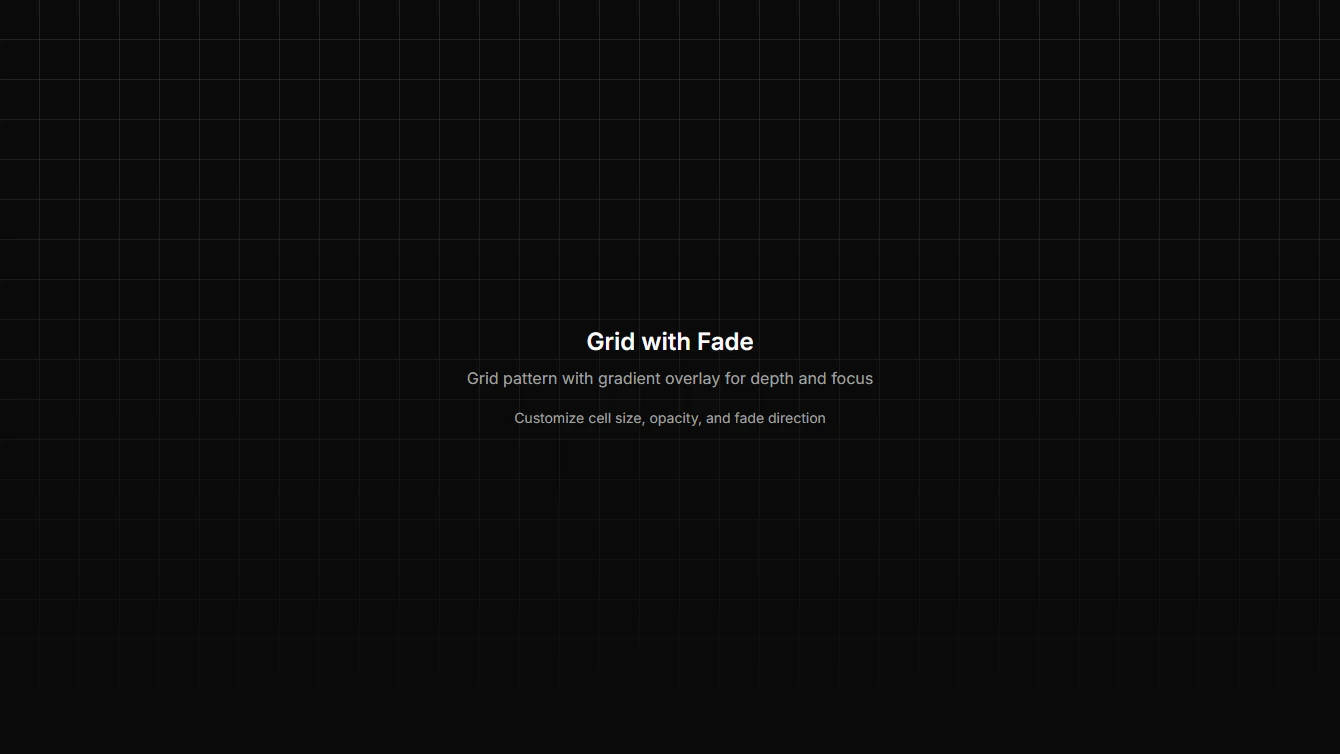Background 2 - Grid with Fade