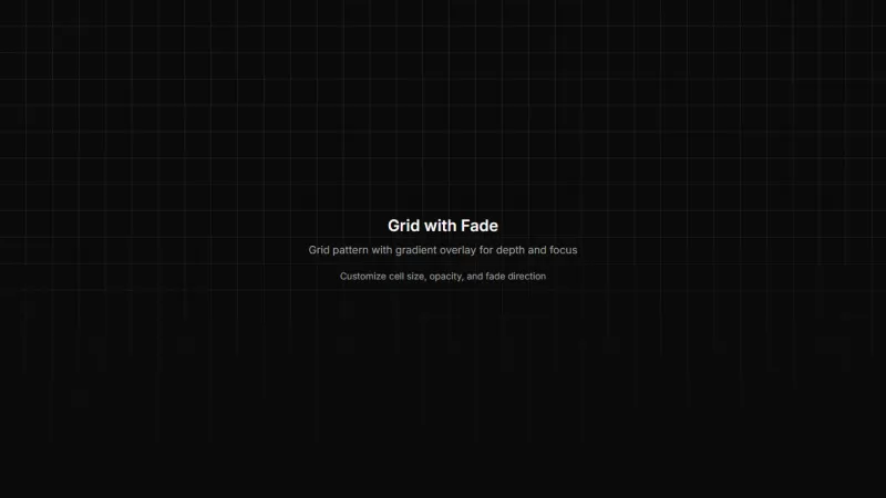 Background 2 - Grid with Fade