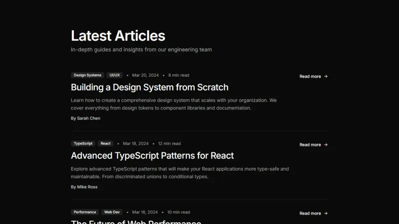 Blog 3 - Horizontal List