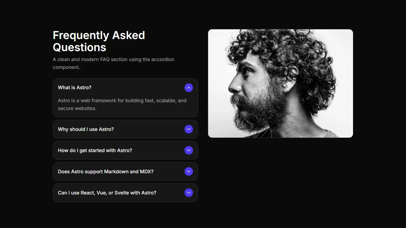 Faq components