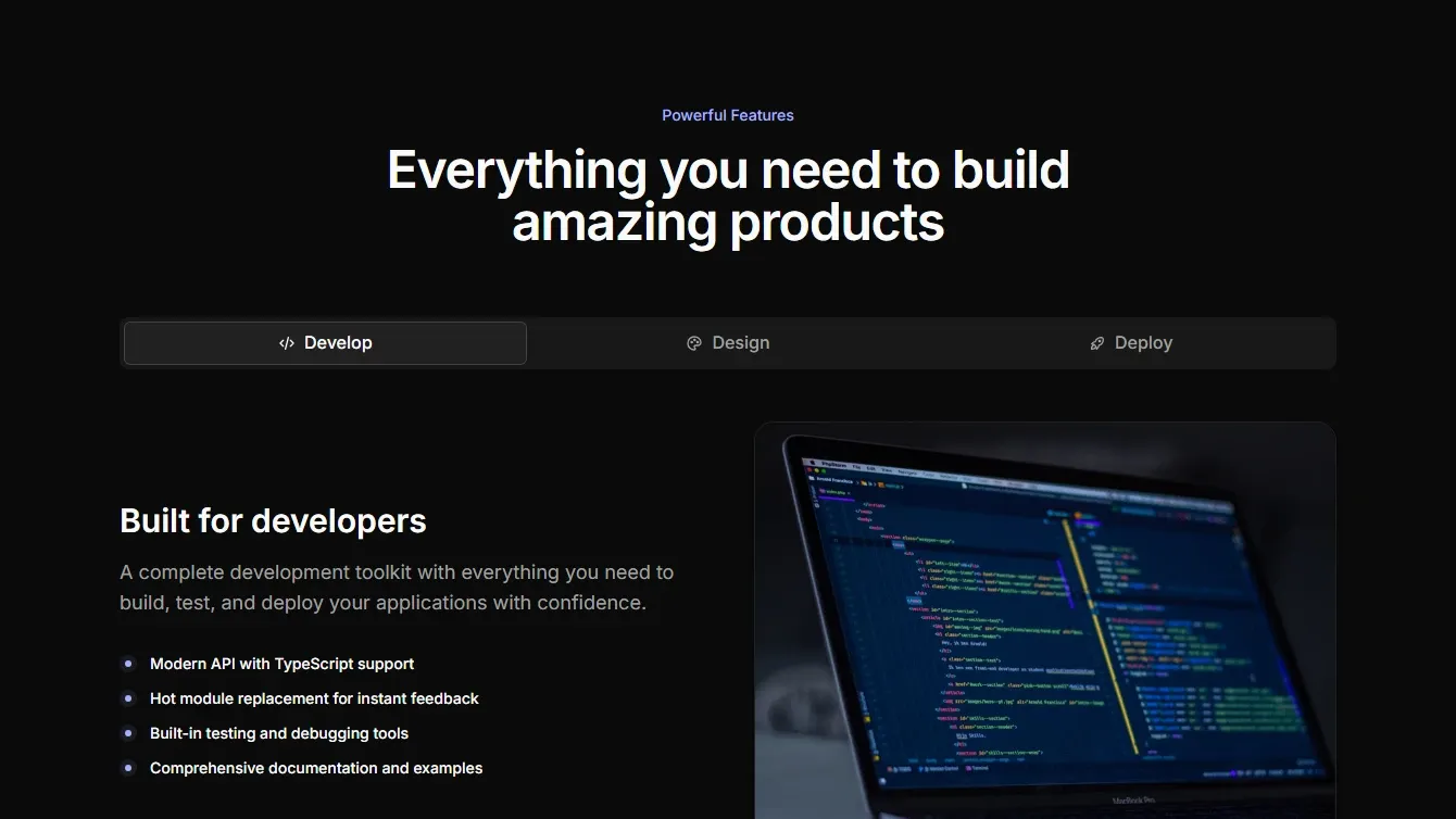 Feature components