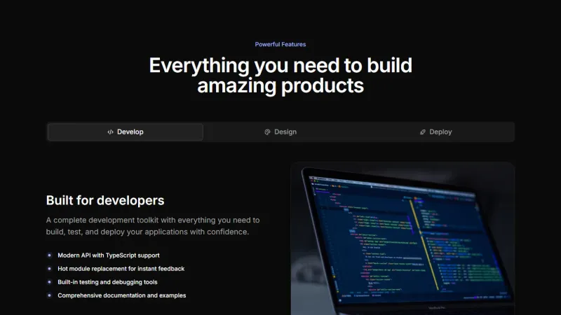 Feature 12 - Tabbed Features