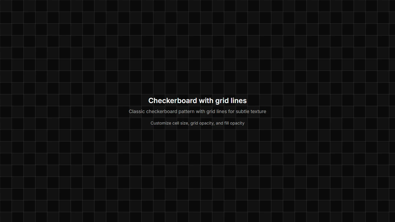 Background 14 - Checkerboard with Grid