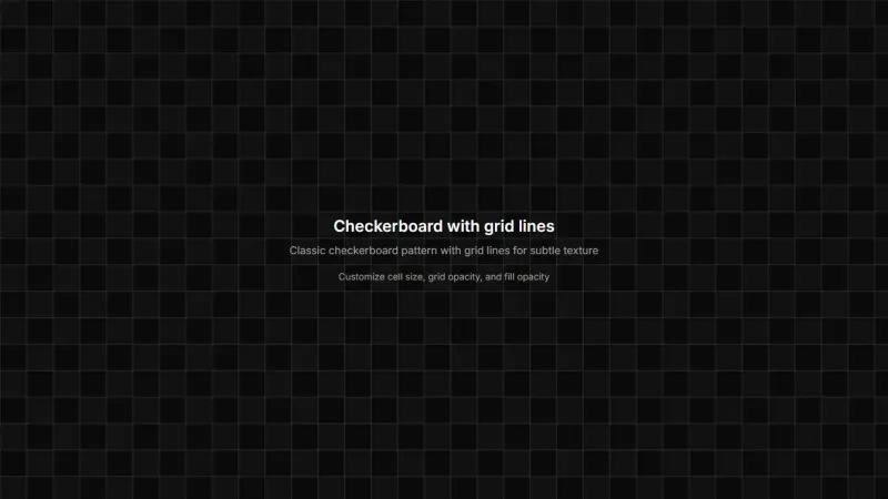 Background 14 - Checkerboard with Grid