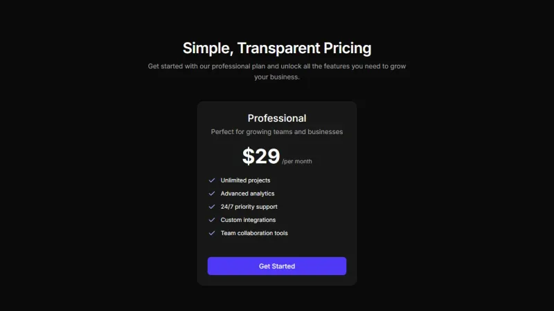 Pricing 1