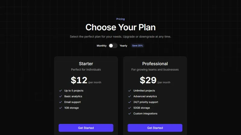 Pricing 4