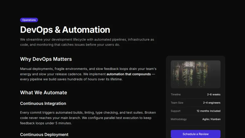 Service Page 6 - Sidebar Info