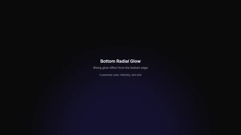 Background 17 - Bottom Radial Glow