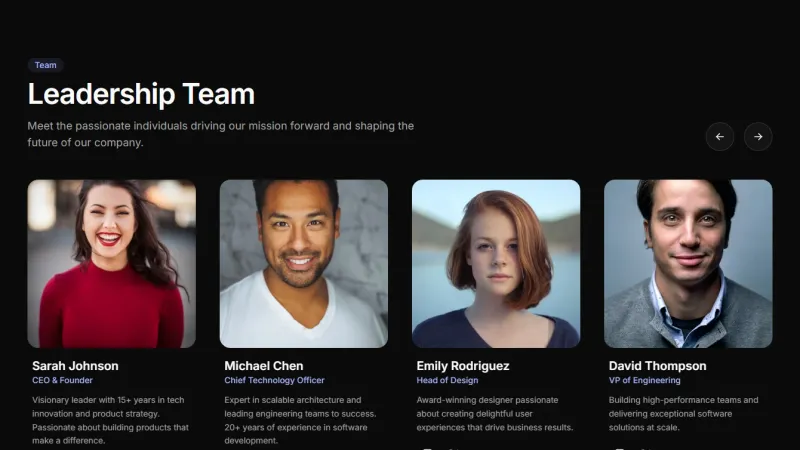 Team 2 - Carousel with Controls