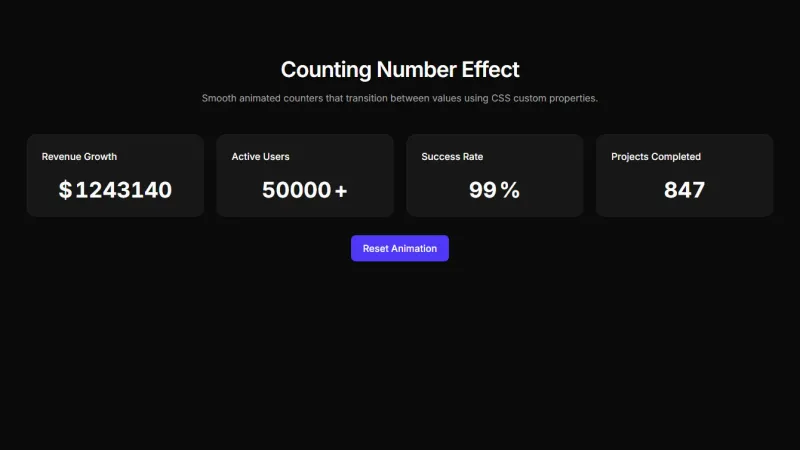 Effect 3 - Counting Number