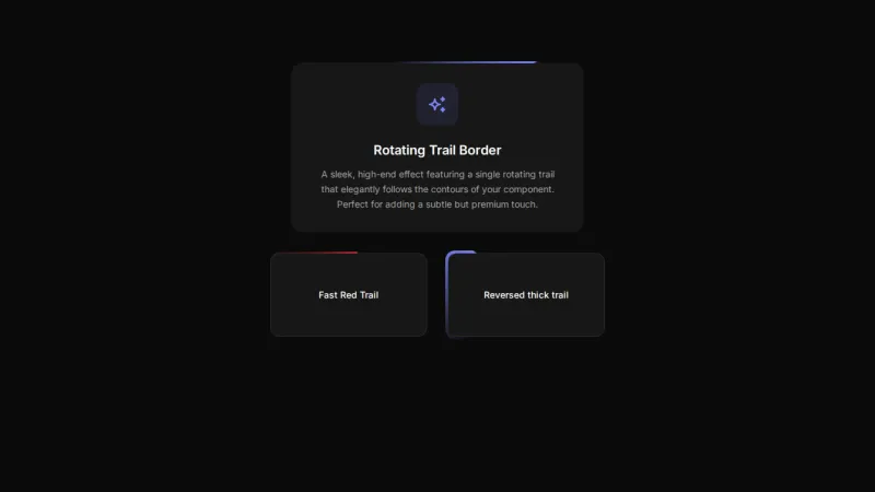 Effect 13 - Rotating Trail Border