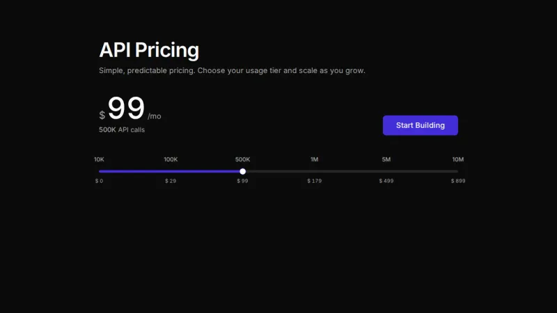 Pricing 12 - API Steps