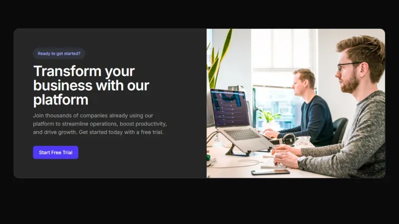 CTA 3 - Split Layout with Image