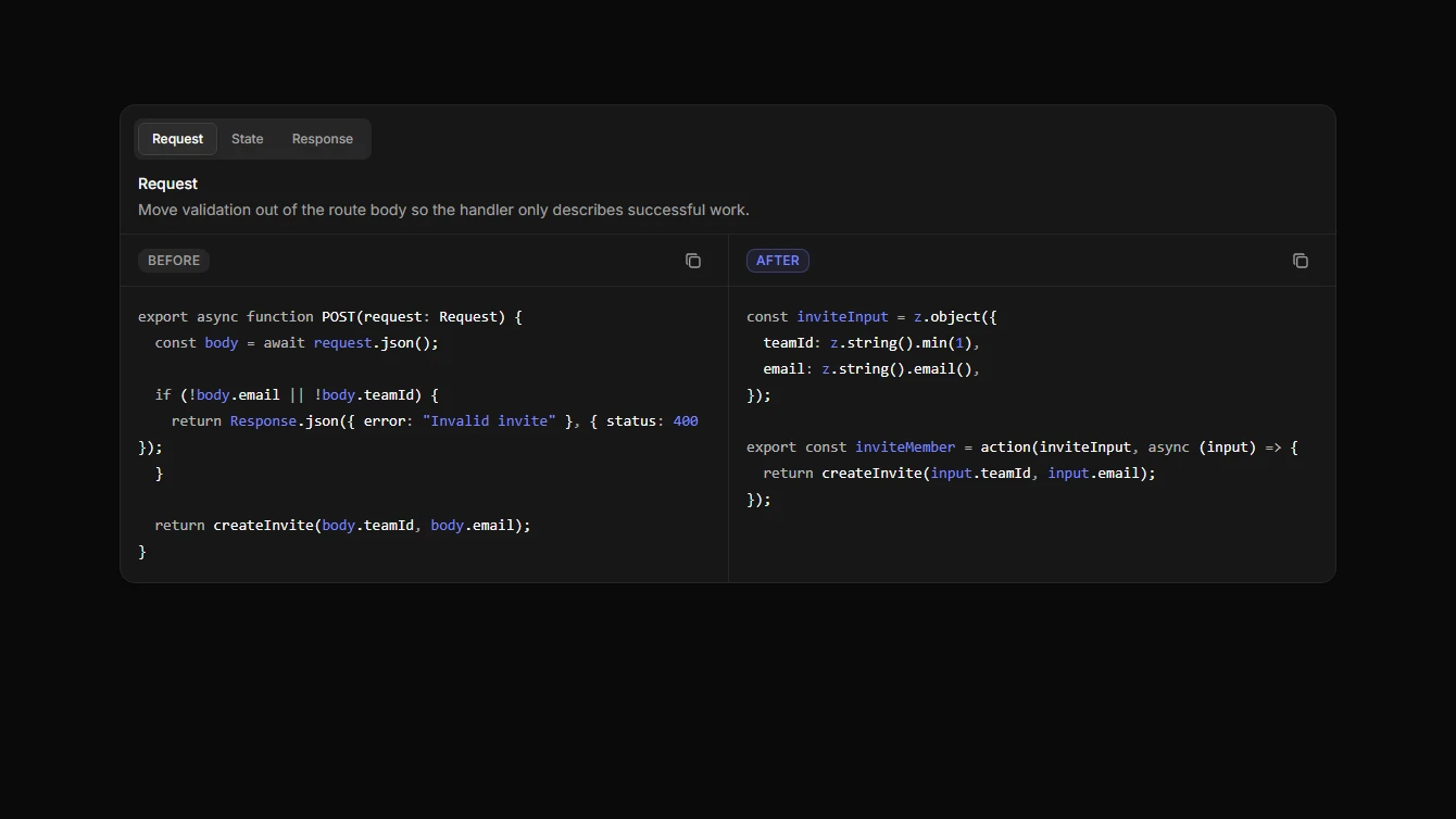 Code Block 6 - Tabbed Review Matrix